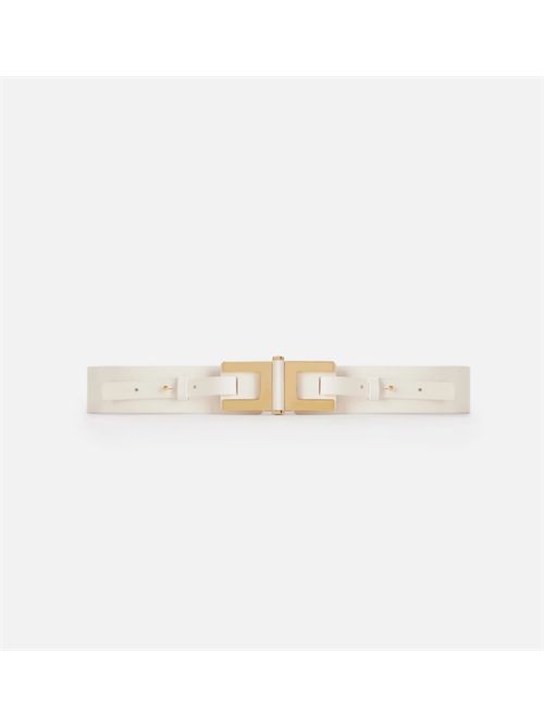 LEATHER BELT ELISABETTA FRANCHI | CT50S61E2360 avorio